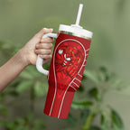 St George Illawarra Dragons Rugby Mascot Tumbler With Handle Australian Rugby Culture - Tribal Inspired Dragon