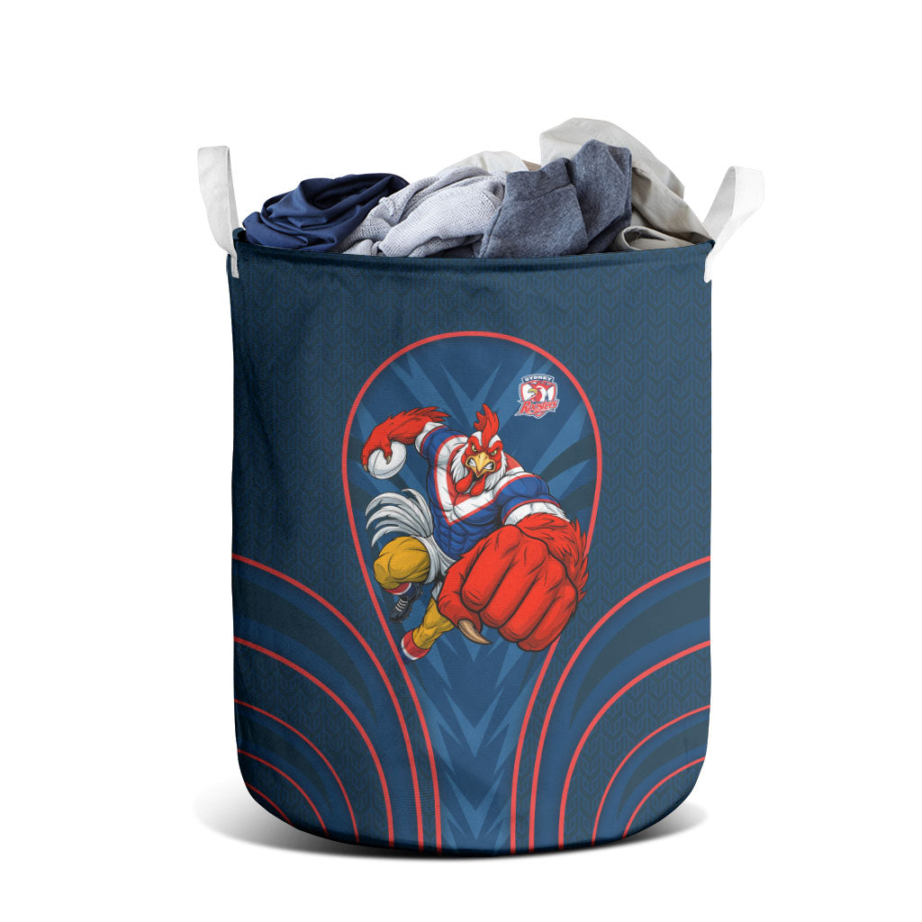 Sydney Roosters Rugby Mascot Laundry Basket Australian Rugby Culture - Tribal Inspired Rooster