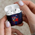 Sydney Roosters Rugby Mascot AirPods Case Australian Rugby Culture - Tribal Inspired Rooster