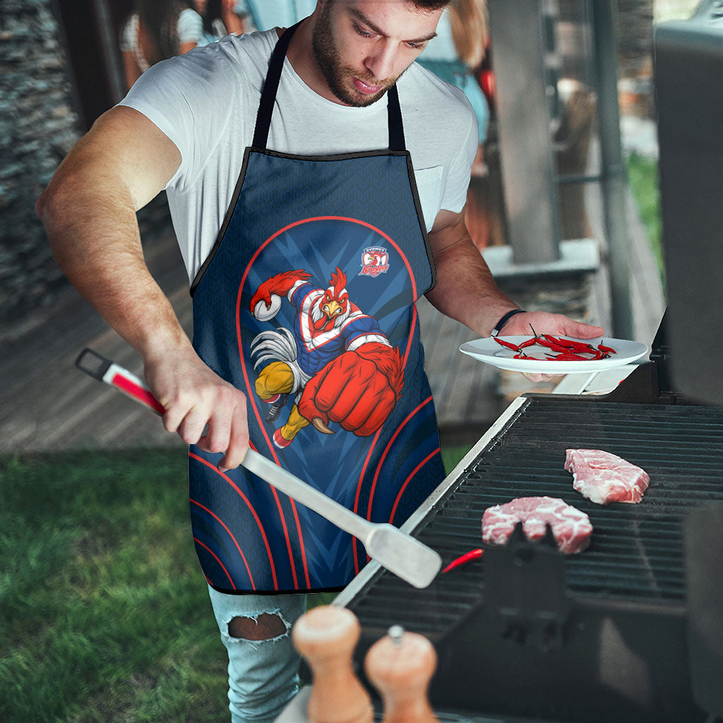 Sydney Roosters Rugby Mascot Apron Australian Rugby Culture - Tribal Inspired Rooster