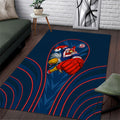 Sydney Roosters Rugby Mascot Area Rug Australian Rugby Culture - Tribal Inspired Rooster