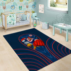 Sydney Roosters Rugby Mascot Area Rug Australian Rugby Culture - Tribal Inspired Rooster