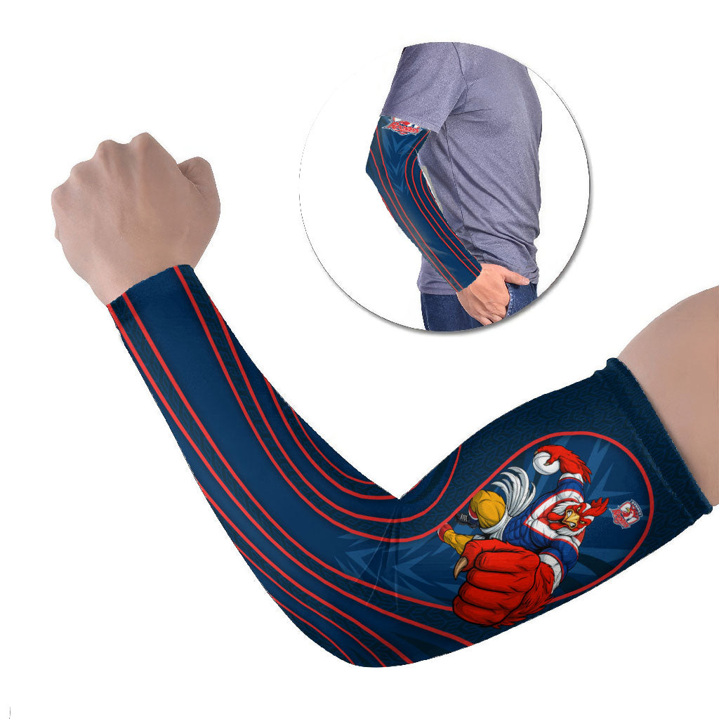 Sydney Roosters Rugby Mascot Arm Sleeves Australian Rugby Culture - Tribal Inspired Rooster