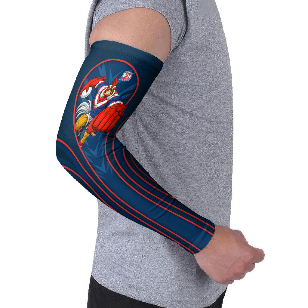 Sydney Roosters Rugby Mascot Arm Sleeves Australian Rugby Culture - Tribal Inspired Rooster