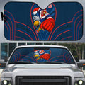 Sydney Roosters Rugby Mascot Auto Sun Shade Australian Rugby Culture - Tribal Inspired Rooster