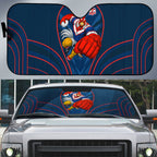 Sydney Roosters Rugby Mascot Auto Sun Shade Australian Rugby Culture - Tribal Inspired Rooster