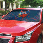 Sydney Roosters Rugby Mascot Auto Sun Shade Australian Rugby Culture - Tribal Inspired Rooster
