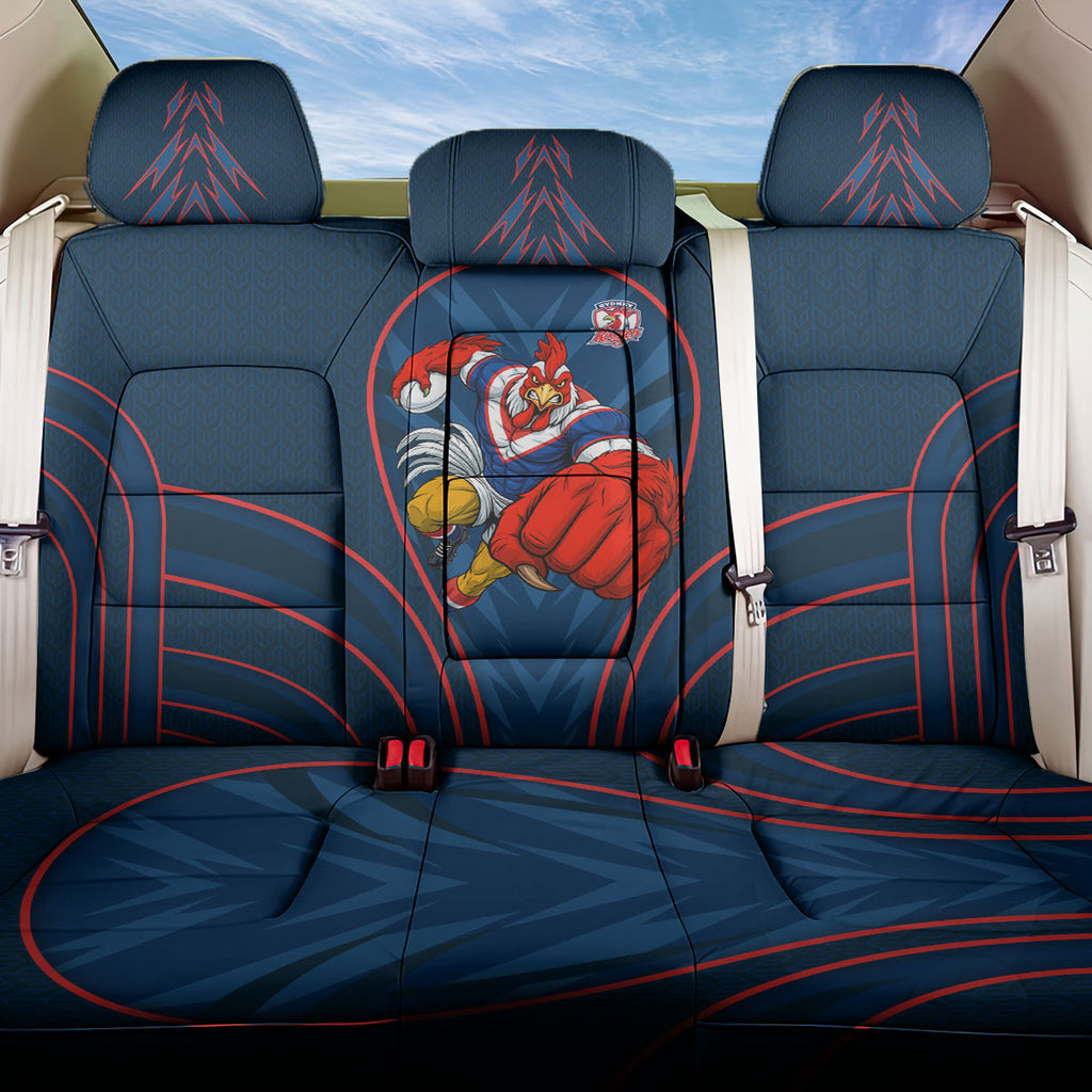 Sydney Roosters Rugby Mascot Back Car Seat Cover Australian Rugby Culture - Tribal Inspired Rooster