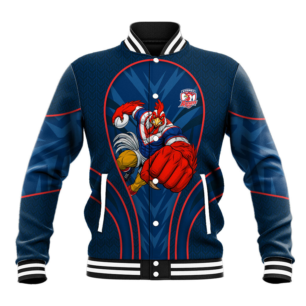 Sydney Roosters Rugby Mascot Baseball Jacket Australian Rugby Culture - Tribal Inspired Rooster