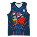 Sydney Roosters Rugby Mascot Basketball Jersey Australian Rugby Culture - Tribal Inspired Rooster