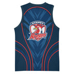 Sydney Roosters Rugby Mascot Basketball Jersey Australian Rugby Culture - Tribal Inspired Rooster