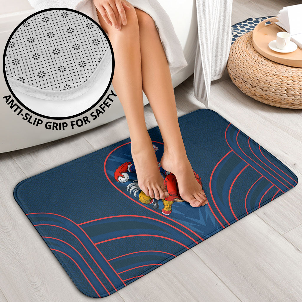 Sydney Roosters Rugby Mascot Bathroom Set Australian Rugby Culture - Tribal Inspired Rooster