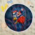 Sydney Roosters Rugby Mascot Beach Blanket Australian Rugby Culture - Tribal Inspired Rooster