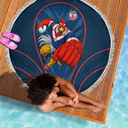 Sydney Roosters Rugby Mascot Beach Blanket Australian Rugby Culture - Tribal Inspired Rooster