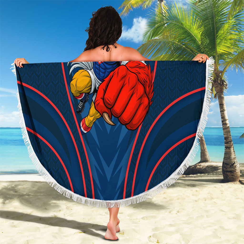 Sydney Roosters Rugby Mascot Beach Blanket Australian Rugby Culture - Tribal Inspired Rooster
