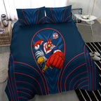 Sydney Roosters Rugby Mascot Bedding Set Australian Rugby Culture - Tribal Inspired Rooster