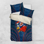 Sydney Roosters Rugby Mascot Bedding Set Australian Rugby Culture - Tribal Inspired Rooster