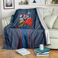Sydney Roosters Rugby Mascot Blanket Australian Rugby Culture - Tribal Inspired Rooster