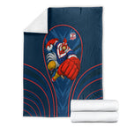 Sydney Roosters Rugby Mascot Blanket Australian Rugby Culture - Tribal Inspired Rooster
