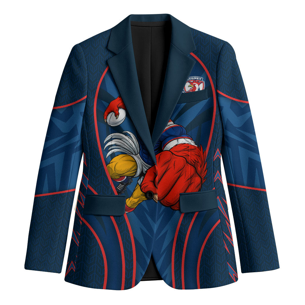 Sydney Roosters Rugby Mascot Blazer Australian Rugby Culture - Tribal Inspired Rooster