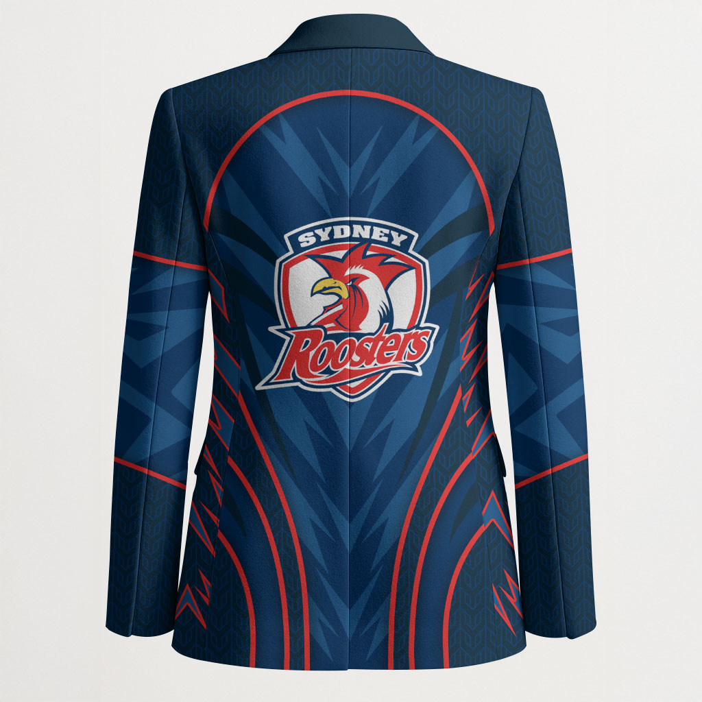 Sydney Roosters Rugby Mascot Blazer Australian Rugby Culture - Tribal Inspired Rooster