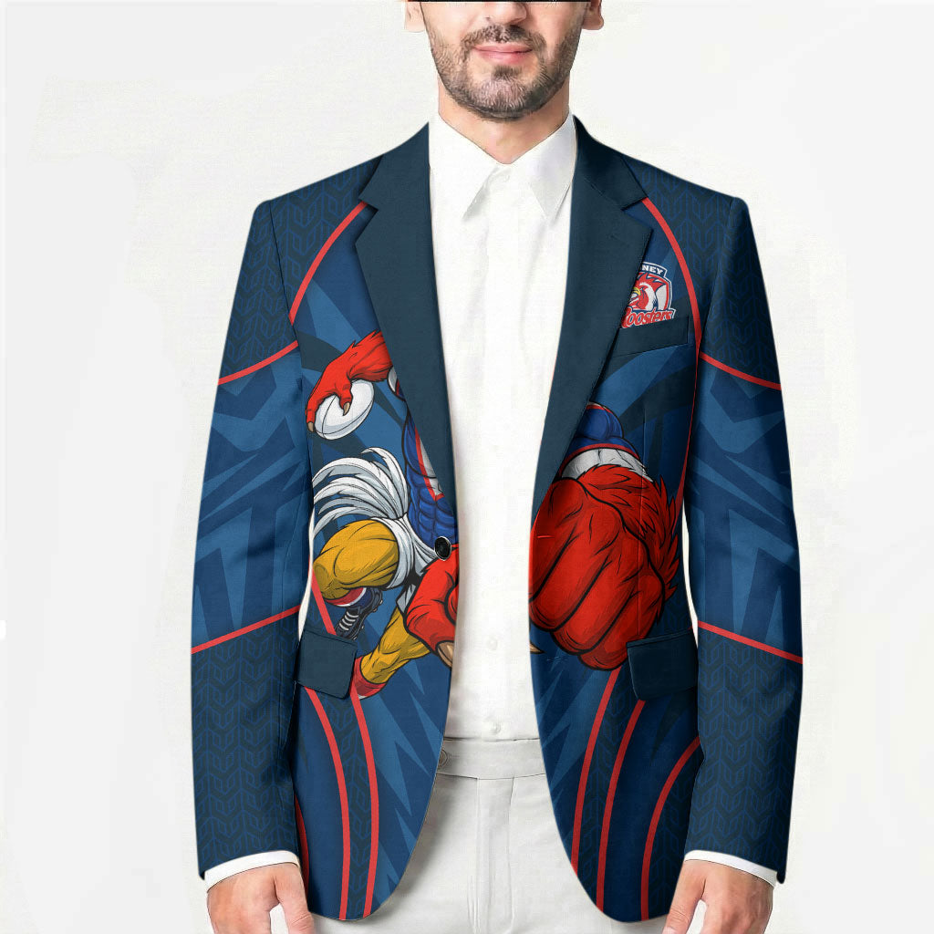 Sydney Roosters Rugby Mascot Blazer Australian Rugby Culture - Tribal Inspired Rooster