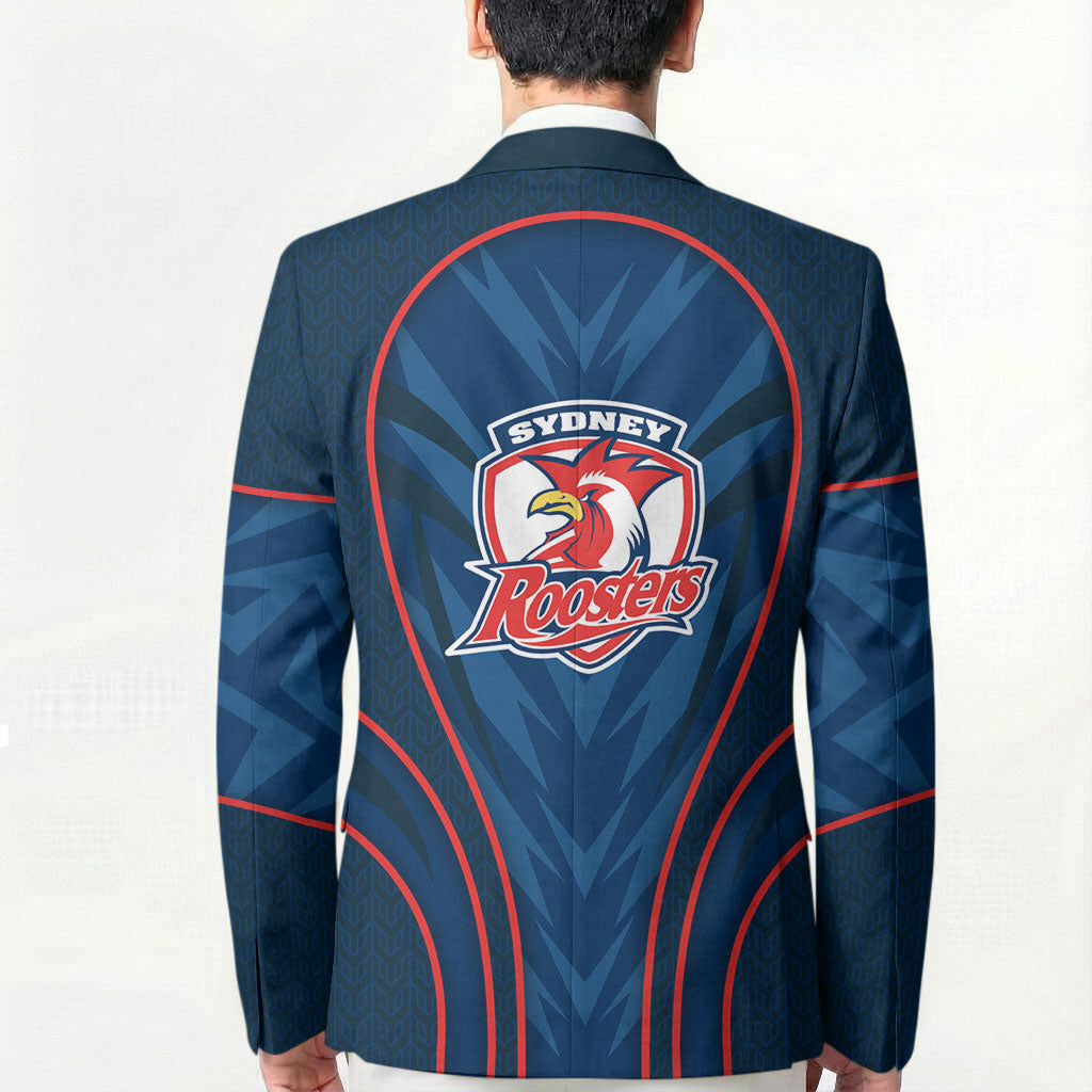 Sydney Roosters Rugby Mascot Blazer Australian Rugby Culture - Tribal Inspired Rooster