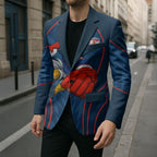 Sydney Roosters Rugby Mascot Blazer Australian Rugby Culture - Tribal Inspired Rooster