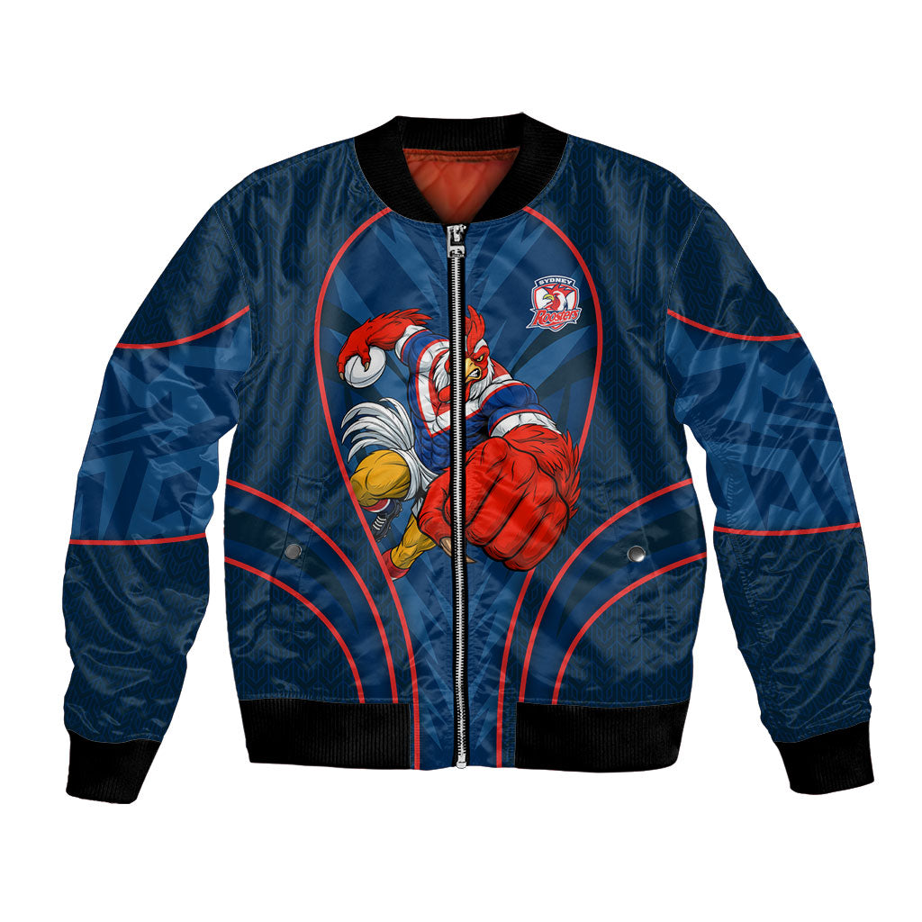 Sydney Roosters Rugby Mascot Bomber Jacket Australian Rugby Culture - Tribal Inspired Rooster