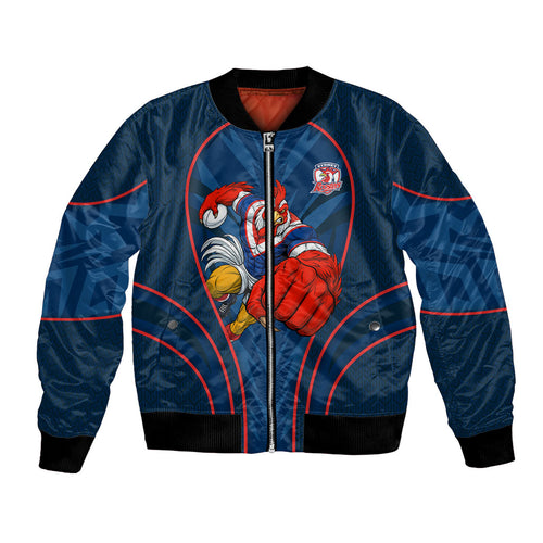 Sydney Roosters Rugby Mascot Bomber Jacket Australian Rugby Culture - Tribal Inspired Rooster
