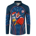 Sydney Roosters Rugby Mascot Button Sweatshirt Australian Rugby Culture - Tribal Inspired Rooster