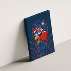 Sydney Roosters Rugby Mascot Canvas Wall Art Australian Rugby Culture - Tribal Inspired Rooster