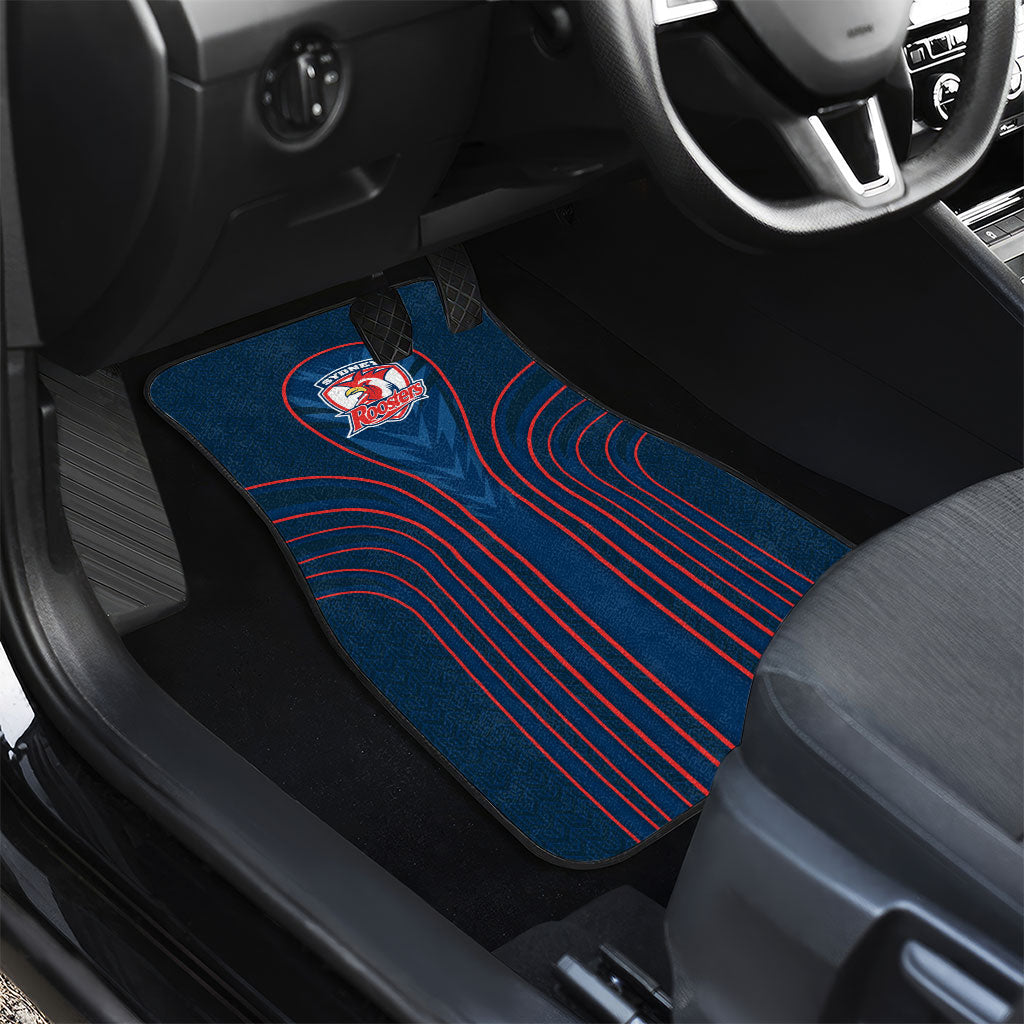 Sydney Roosters Rugby Mascot Car Mats Australian Rugby Culture - Tribal Inspired Rooster
