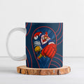 Sydney Roosters Rugby Mascot Ceramic Mug Australian Rugby Culture - Tribal Inspired Rooster