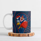 Sydney Roosters Rugby Mascot Ceramic Mug Australian Rugby Culture - Tribal Inspired Rooster