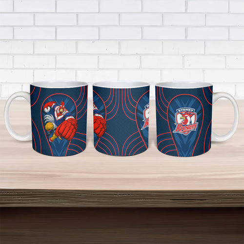 Sydney Roosters Rugby Mascot Ceramic Mug Australian Rugby Culture - Tribal Inspired Rooster