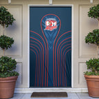Sydney Roosters Rugby Mascot Door Cover Australian Rugby Culture - Tribal Inspired Rooster