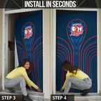 Sydney Roosters Rugby Mascot Door Cover Australian Rugby Culture - Tribal Inspired Rooster