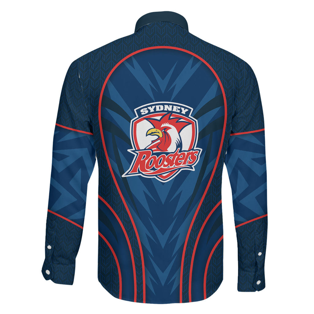 Sydney Roosters Rugby Mascot Family Matching Summer Maxi Dress and Hawaiian Shirt Australian Rugby Culture - Tribal Inspired Rooster