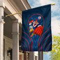 Sydney Roosters Rugby Mascot Garden Flag Australian Rugby Culture - Tribal Inspired Rooster