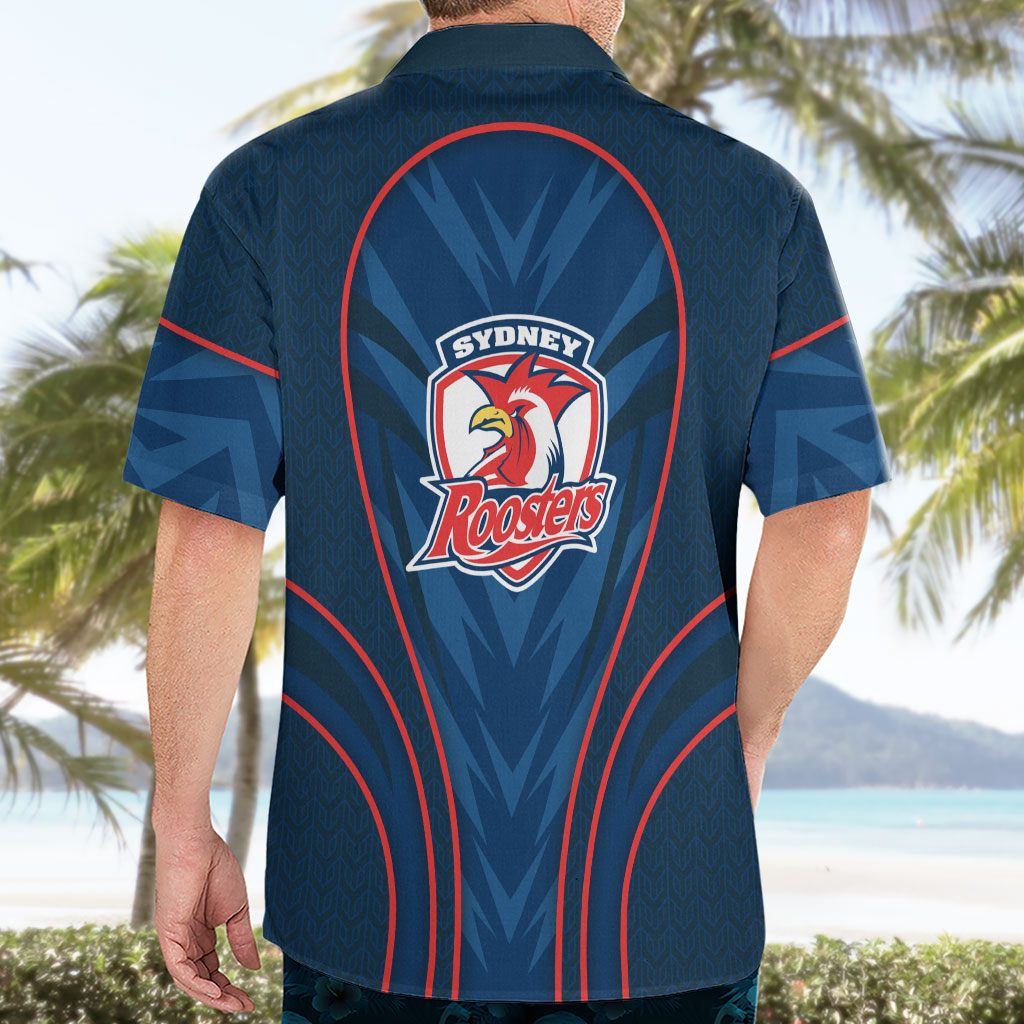 Sydney Roosters Rugby Mascot Hawaiian Shirt Australian Rugby Culture - Tribal Inspired Rooster