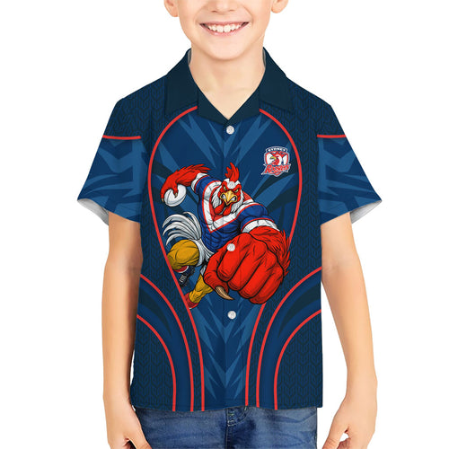 Sydney Roosters Rugby Mascot Hawaiian Shirt Australian Rugby Culture - Tribal Inspired Rooster