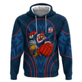 Sydney Roosters Rugby Mascot Hoodie Australian Rugby Culture - Tribal Inspired Rooster