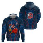 Sydney Roosters Rugby Mascot Hoodie Australian Rugby Culture - Tribal Inspired Rooster