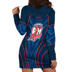 Sydney Roosters Rugby Mascot Hoodie Dress Australian Rugby Culture - Tribal Inspired Rooster