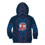 Sydney Roosters Rugby Mascot Kid Hoodie Australian Rugby Culture - Tribal Inspired Rooster
