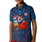 Sydney Roosters Rugby Mascot Kid Polo Shirt Australian Rugby Culture - Tribal Inspired Rooster