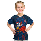 Sydney Roosters Rugby Mascot Kid T Shirt Australian Rugby Culture - Tribal Inspired Rooster