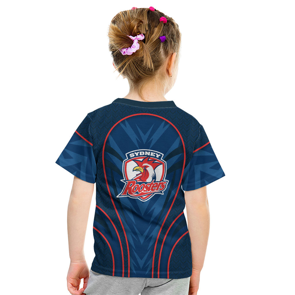Sydney Roosters Rugby Mascot Kid T Shirt Australian Rugby Culture - Tribal Inspired Rooster