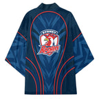 Sydney Roosters Rugby Mascot Kimono Australian Rugby Culture - Tribal Inspired Rooster